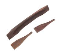 OSOLADY Kit de Chevalet en Bois de Palissandre pour Guitare Acoustique et Basse, Selle Facile à Installer, Compatible Polyvalente, pour Concerts et Style Jazz Manouche