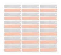 OSOLADY Kit d'expérimentation de Physique Comprenant 50 Paires d'électrodes en Zinc et cuivre pour étudiants, destiné aux recherches sur Les Piles à Eau salée et Les Piles à Fruits.