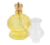 OSOLADY Lampe à Huile Vintage Verre pour Décoration Intérieure Lampe à Kérosène Rétro Lanterne Urgence pour Table Et Éclairage Religieux