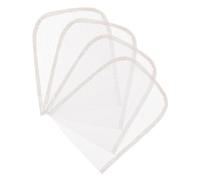 OSOLADY Lot 4 Pièces Filet De Dentelle 4x4 Pouces Couleur Marron Foncé Fermeture Postiche Frontale Accessoire Confection Perruques Pour Usage Professionnel Et Fêtes