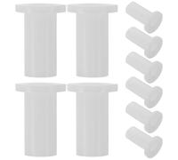OSOLADY Lot de 10 accessoires pour porte de réfrigérateur, bague de remplacement pour charnière de réfrigérateur - Pièce de support inférieure pour la réparation du roulement inférieur du