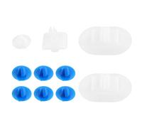 OSOLADY Lot de 10 Clips de Fixation en Plastique pour Jupe Latérale et Panneau de Porte de Voiture, Kit pour Suv, Camions et Camping-cars, Accessoires Automobile Fiables et Robustes