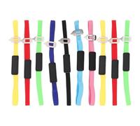 OSOLADY Lot de 10 marque-pages élastiques : élastiques multicolores en cuir PU pour agenda, cahier, carnet de notes et accessoires de scrapbooking, parfaits pour le bureau, l'école ou comme