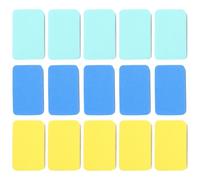 OSOLADY Lot de 15 Mini Effaceurs pour Tableau Blanc en Feutre, Portable Bavure, pour Écoles et Bureaux