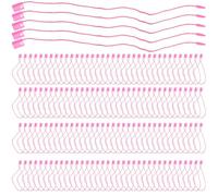 OSOLADY Lot de 1900 ficelles pour étiquettes volantes, 18 cm de long, avec fermoir à pression, fixation facile et résistantes à la rupture, idéales pour l'organisation des magasins, couleur