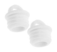 OSOLADY Lot de 2 Bouchons de Vidange en Caoutchouc 20 Mm pour Seau à Serpillière, Bouchon D’extrémité Étanche, Accessoire Cuisine et Salle de Bain, Fournitures Industrielles Polyvalentes