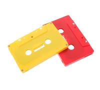 OSOLADY Lot de 2 Cassettes Audio Vierges : Cassettes décoratives - Boîtiers de magnétophone rétro vides pour Vos créations DIY - Décoration Murale pour Vos fêtes