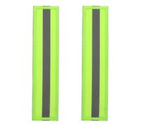 OSOLADY Lot de 2 écussons réfléchissants : écussons de sécurité pour Les Travailleurs de Nuit, Les vêtements de Sport, Les sous-vêtements pour Chiens, Les Tenues de randonnée, Les Pompiers,