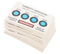 OSOLADY Lot de 20 Cartes Indicatrices D'humidité pour Pcb à 4 Points, Papier Absorbant Portable Changement de Couleur, pour Composants Électroniques en Bureau ou Maison