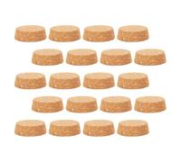 OSOLADY Lot de 25 Bouchons de Bouteille en Liège Naturel 5,3cm X 4,7cm X 1,7cm, Couvercles D'étanchéité pour Bouteilles de Vin, Bouchons de Bocal et Pieds de Pot de Fleurs