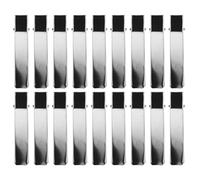 OSOLADY Lot de 30 pinces à cheveux en métal à picots crocodiles - Pinces argentées vierges pour femmes - à cheveux en métal de 5,8 cm pour bigoudis, coiffure en salon, nœuds à faire soi-même