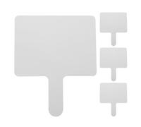 OSOLADY Lot de 4 ardoises de réponse effaçables à sec pour tableau blanc double face - 24,4 x 20,3 cm - Ardoises pour jeux de vote en classe
