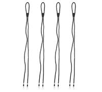 OSOLADY Lot de 4 Attaches pour de Ski Enfant - Cordon Anti-Perte pour de Neige - Lanière pour Suspendre Les moufles et Les Garder Chaud et Sec pour Une Utilisation hivernale en extérieur, Gris