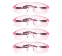 OSOLADY Lot de 4 lunettes de sécurité transparentes : Lunettes de chasse CS pour enfants - de protection oculaire pour les sciences, la chimie, les laboratoires scolaires et les jeux de tir
