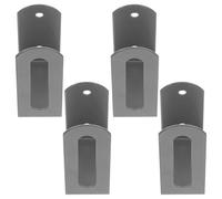 OSOLADY Lot de 4 Supports Muraux en Acier au Carbone pour Clavier Mécanique, Étagère Murale de Rangement Compacte, Accessoires pour Clavier Adaptés au Bureau et Espace Gaming,