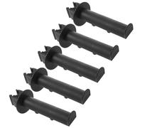 OSOLADY Lot de 5 porte-papier toilette pour chaise percée de chevet - Supports de rechange à clipser - Barre de rangement en plastique pour rouleaux de papier toilette, idéale pour les personnes