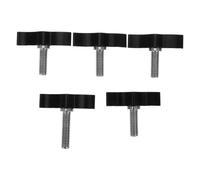OSOLADY Lot de 5 vis moletées à angle réglable, vis de réglage de prise M6x17, à serrage manuel avec poignée pour travaux d'ajustement et d'assemblage dans de nombreuses situations.