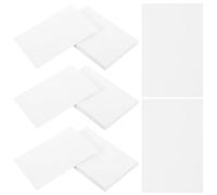 OSOLADY Lot de 50 Cartes Mémoire Vierges Blanches en Papier Épais 10x15 Cm pour Écriture et Planification Quotidienne, pour DIY et Cartes de Vœux