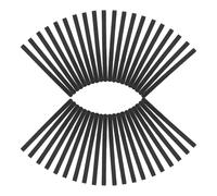 OSOLADY Lot de 50 Pinces à Cheveux en Métal Noir 6 Cm Épingles à Cheveux Antidérapantes pour Coiffure DIY Résistants et Faits Maison Usage Quotidien et Création Personnalisée