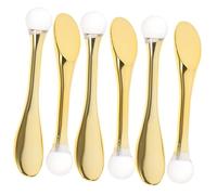 OSOLADY Lot de 6 Cuillères de Massage pour Crème Visage et Masque Oculaire Cuillères à Crème Salon Outils de Beauté Accessoires de Soins de Peau
