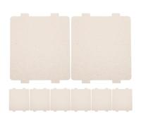 OSOLADY Lot de 8 feuilles de mica pour four à micro-ondes - Couvercle de guide d'ondes 12 x 10 cm - Découpables sur mesure, pièce de rechange pour four à micro- (cuisine, maison, bureau,