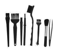 OSOLADY Lot de 8 Mini brosses de Nettoyage pour Clavier - Brosse Antistatique en Nylon avec Manche en Plastique pour Nettoyer la poussière électronique, idéale pour Les claviers et Cartes mères