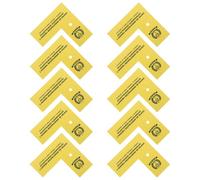 OSOLADY Marqueurs d'identification de preuves jaunes, lot de 10 avec règle graduée, pour collecte détaillée en enquêtes médico-légales