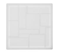 OSOLADY Moule en Silicone Flexible et Facile à Nettoyer pour Puzzle Géométrique Diy, pour Artisanat et Création de Résine Blanche