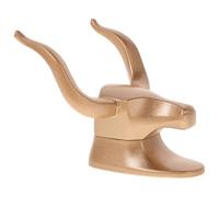 OSOLADY Mural Spatial Or Tête de Taureau en Aluminium Installation sans Perçage, Solution de Rangement Pratique Style Rétro pour Salles de Toutes Tailles et Salles de Bain