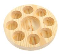OSOLADY Organisateur de Flacons D'huiles Essentielles en Bois Structure Multi-emplacements, Rangement Sûr et Gain de Place pour Bureau ou Tiroir