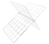 OSOLADY Organisateur Panier Congélateur 54X40X32 CM en Fer Blanc Cloison Modulable et Ventilation Optimisée pour Stockage Alimentaire Réfrigérateur