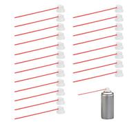 OSOLADY Paille de rechange pour aérosol, accessoires pour aérosol et paille, tubes pour spray, PVC rouge, 20 ensembles, usage pratique, pour tâches de maintenance