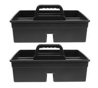 OSOLADY Panier de Rangement en Plastique 2pcs Compartiments Multilayers et Design Portable Anti-éclaboussures pour Organiser Outils et Accessoires