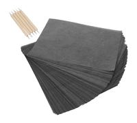 OSOLADY Papier Carbone Noir A4 à Transfert Graphite pour Dessin, 105 Feuilles, Papier Pratique pour Projets D'artisanat et Gravure sur Bois