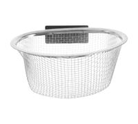 OSOLADY Passoire d'angle pour évier - Panier filtre à déchets en acier inoxydable pour évier de cuisine - Panier filtre à déchets alimentaires pour usage domestique et professionnel
