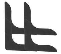 OSOLADY Patchs Antidérapants en PU Noir pour Tapis, Lot de 4 Pièces Réutilisables, Lavables, Conçus pour Stabiliser Tapis et Moquette Les Escaliers et Couloirs