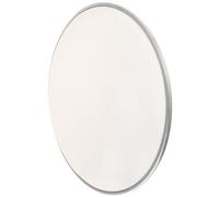 OSOLADY Peau de Batterie Force de Traction Stable Double Couche Blanche Professionnelle Anneau en Aluminium et Amélioration des Basses, Accessoires de Rechange pour