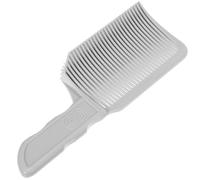 OSOLADY Peigne Tondeuse à Cheveux Incurvé Gris pour Coiffure Masculine Outil Professionnel de Positionnement pour Salon de Coiffure Peigne à Cheveux Homme Ergonomique pour Coupe