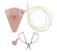 OSOLADY Petits ciseaux à broder avec étui, ciseaux de précision pointus pour la découpe du cuir et du tissu, jolis outils de loisirs créatifs pour la couture, la broderie et les projets de