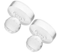 OSOLADY Pilon à pigments 2 pièces 30 MM rond Acrylique pour peinture acrylique et huile, portable pour artistes et étudiants en art, outil de mélange pour atelier et DIY