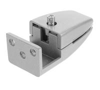 OSOLADY Pince de Séparation de Bureau L Forme en Alliage D’Aluminium Réglable pour Fixation Écran Verre, Clip de Support Stable pour Cloison Bureau, Accessoire Salle Réunion et Espace