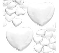OSOLADY Planche D'affichage pour Nail Art en Verre Transparent 30pcs, Pratique et Solide pour Salon de Manucure ou Usage Quotidien