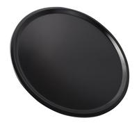 OSOLADY Plaque de Cuisson Ronde en Acier Carbone pour Pizza et Tourtière Moule Pâtisserie Antiadhésif Adapté Four Domestique