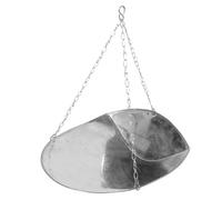 OSOLADY Plateau de Pesage Industriel en Métal avec Chaînette Résistante, Compatible Balance Alimentaire Portable, Berceau de Balance Suspendue, pour Pesage Cuisine et Usage Industriel