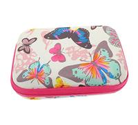 OSOLADY Pochette Rangement Huiles Essentielles 30 Compartiments Petit Format Eva Porte-huiles Essentielles Voyage Maison Bureau Rose Fuchsia