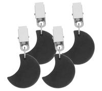 OSOLADY Poids de Nappe Facile à Fixer Réutilisables Lot de 4 en Pierre et Fer avec Pince pour Tables D'extérieur, pour Réunions Familiales et Fêtes en Plein Air
