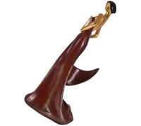 OSOLADY Porte-Bouteille de Vin Décoratif en Résine Rouge Statuette de Femme Élégante Support de Table pour Bouteille de Vin Rouge Original Cuisine et Salle à Manger Accessoire de