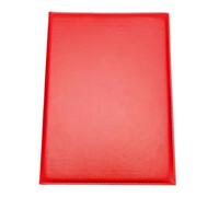 OSOLADY Porte-certificat Cuir Synthétique Rouge Couverture Protectrice Rigide pour Diplômes Dossiers Documents et Certificats Vierges Protège Document Élégant pour Bureau et École