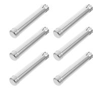 OSOLADY Porte-cône de Moxibustion en Acier Inoxydable Argenté, Outil de Poussée Pratique à Ressort, Lot de 6 Pièces pour Chaleur de Moxibustion Professionnelle Style Plusieurs styles