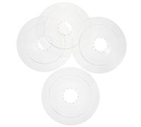 OSOLADY Protection de Disque de Frein arrière, pièce de vélo, protège-chaîne, Cache-chaîne de vélo Transparent, Protection de pignon, Plastique, Lot de 4, moyeu arrière, vélo Route et
